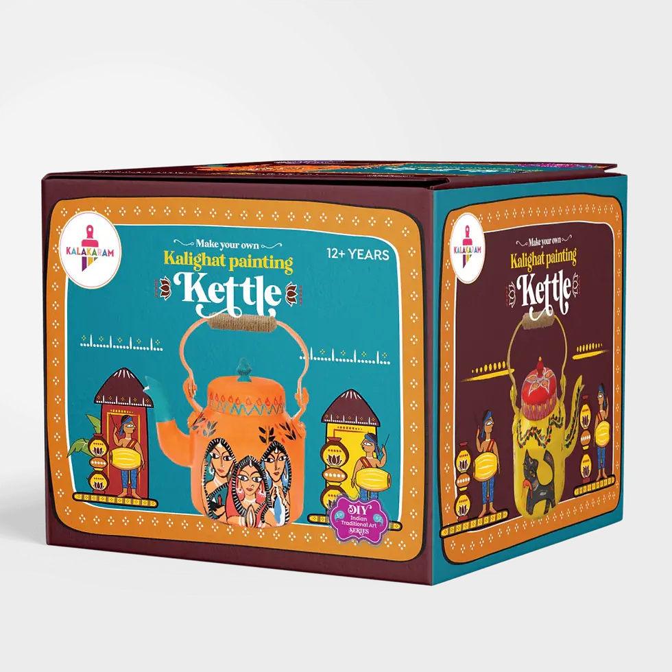 Kalakaram Kalighat Painting Kettle Kit