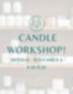 Candle Making Workshop w/ Three Little Birds