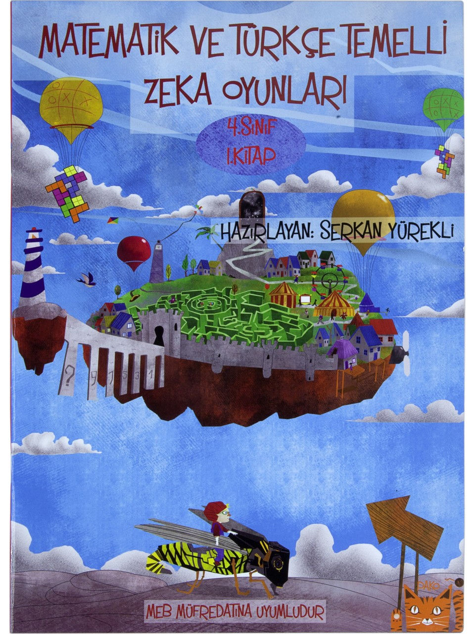 Küçük resim: Pako Yayınları Matematik ve Türkçe Temelli Zeka Oyunları 4. sınıf