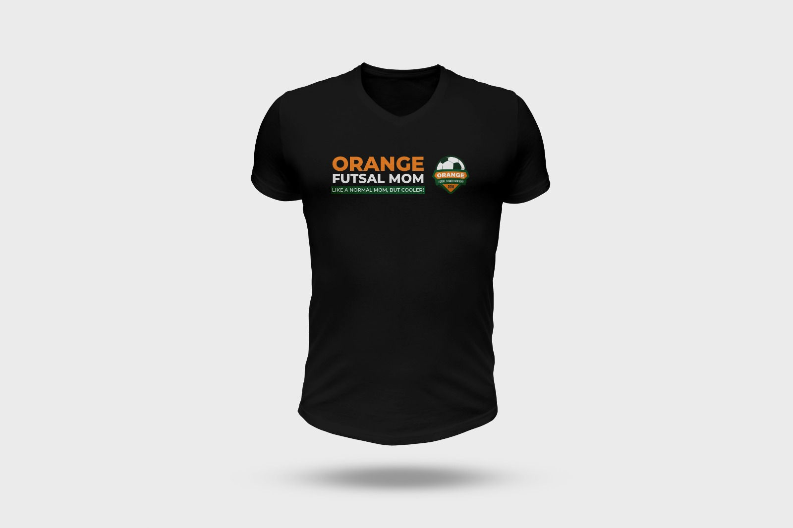 Orange Futsal Tee |  Unisex Tee - Mom Fan