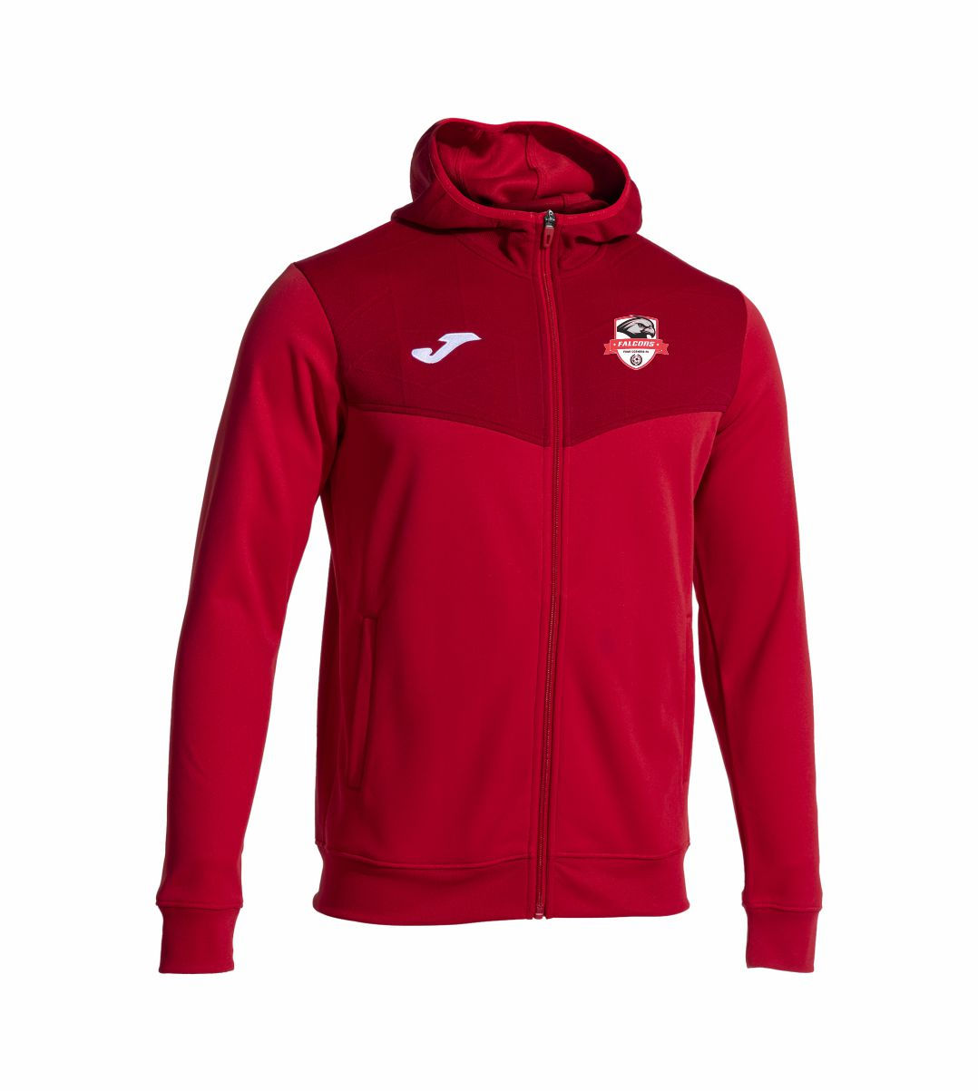 CAMPUS STREET ZIP-UP HOODIE RED