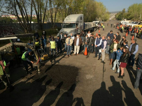 Alfonso Martínez pone en marcha Programa Integral de Reforzamiento de Bacheo