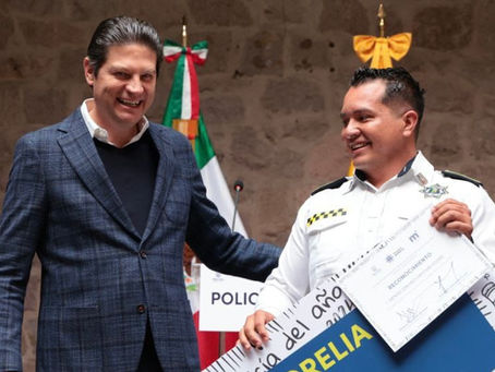 Policía Morelia, de las mejores del país: Alfonso Martínez