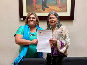 Entrega Mayela Salas, informe de Actividades Legislativas