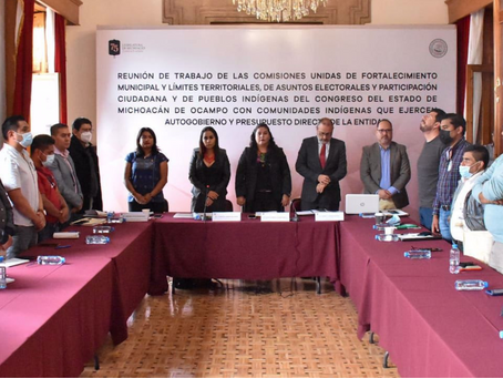 Trabajará 75 Legislatura de la mano con las comunidades indígenas de Michoacán