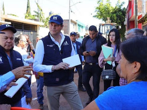 Alfonso Martínez arranca la construcción del Acuáférico de Morelia
