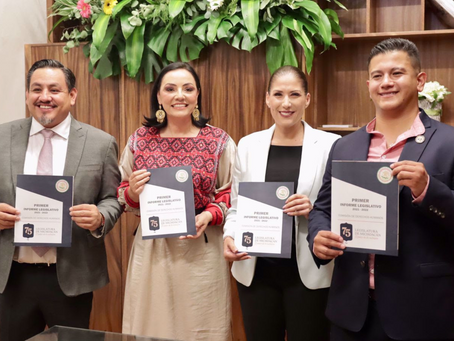 Presenta diputada Ivonne Pantoja primer informe de Comisión de Derechos Humanos