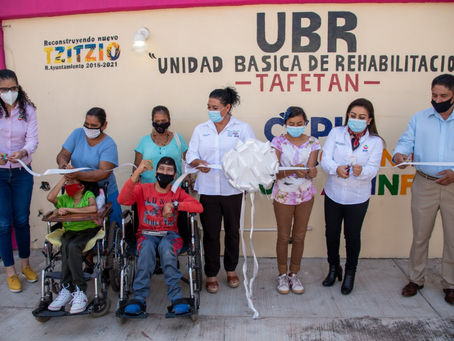 Inaugura DIF una unidad de rehabilitación y un centro de protección a la infancia en Tzitzio