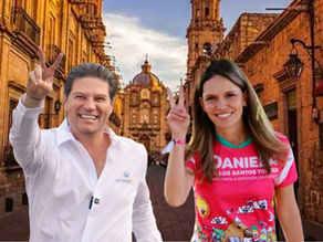 Recta final en Morelia y solo 2 candidatos de oposición siguen en pie: Alfonso Martínez y Daniela de los Santos
