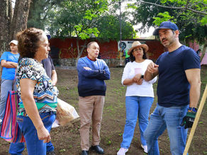 Yankel Benítez encabeza jornada ciudadana de limpieza en Lomas de Santiaguito