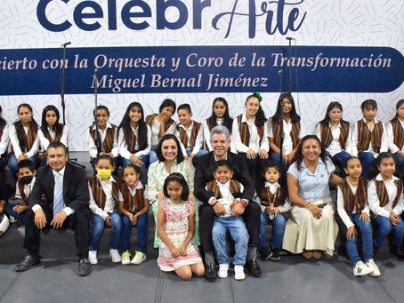 La Orquesta y Coro de la Transformación Miguel Bernal Jiménez expusieron su talento