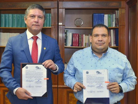 Gobierno de Tarímbaro firma convenio con UMSNH en materia de servicio social