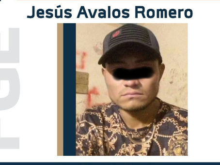 Ofrece Fiscalía recompensa para localizar a Jesús Ávalos, presunto feminicida de menor de 3 años
