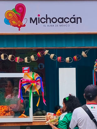 Michoacán proyecta su riqueza gastronómica ante aficionados del fútbol en CDMX