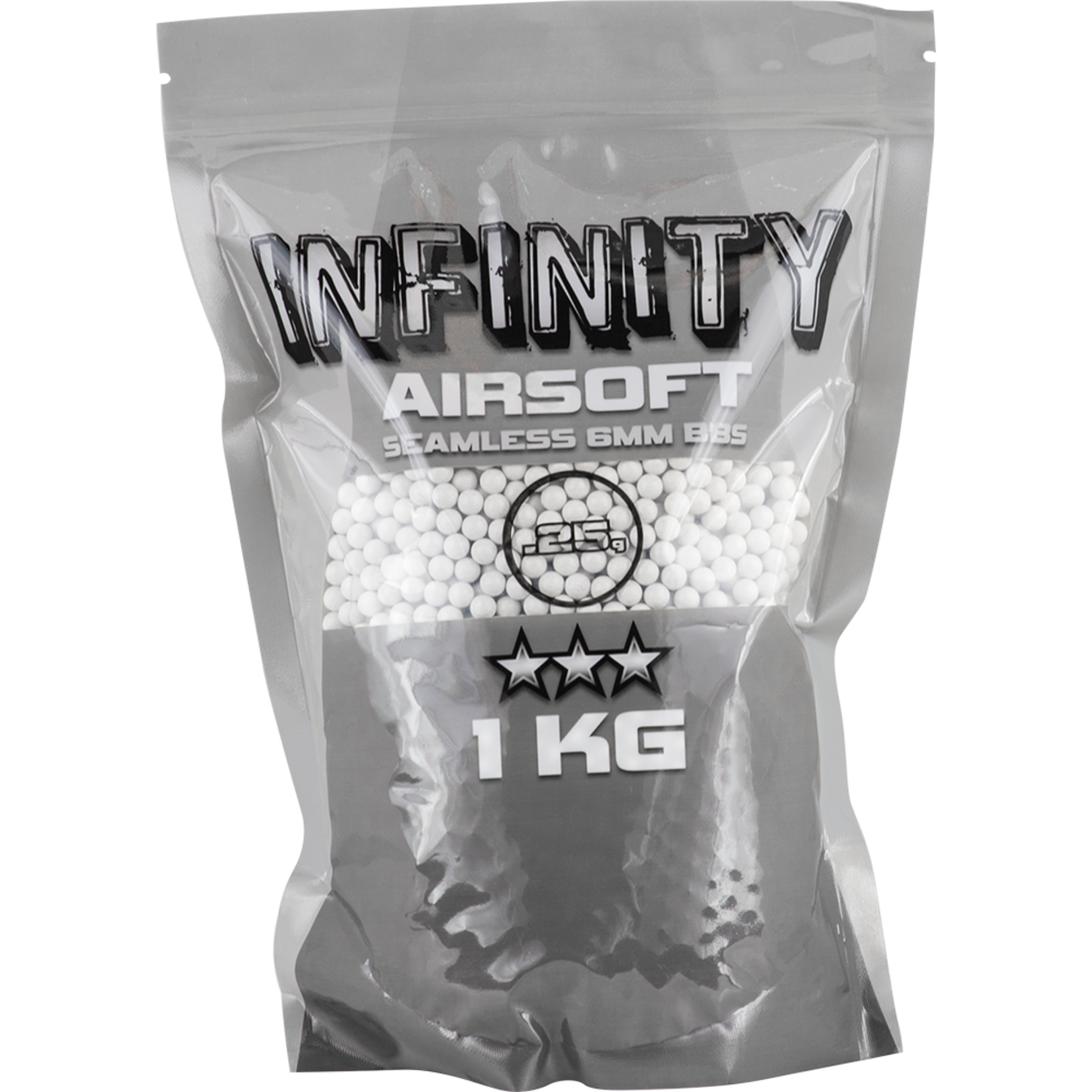 Valken Airsoft BBs - Infinity 0.25G, 4,000 count, White