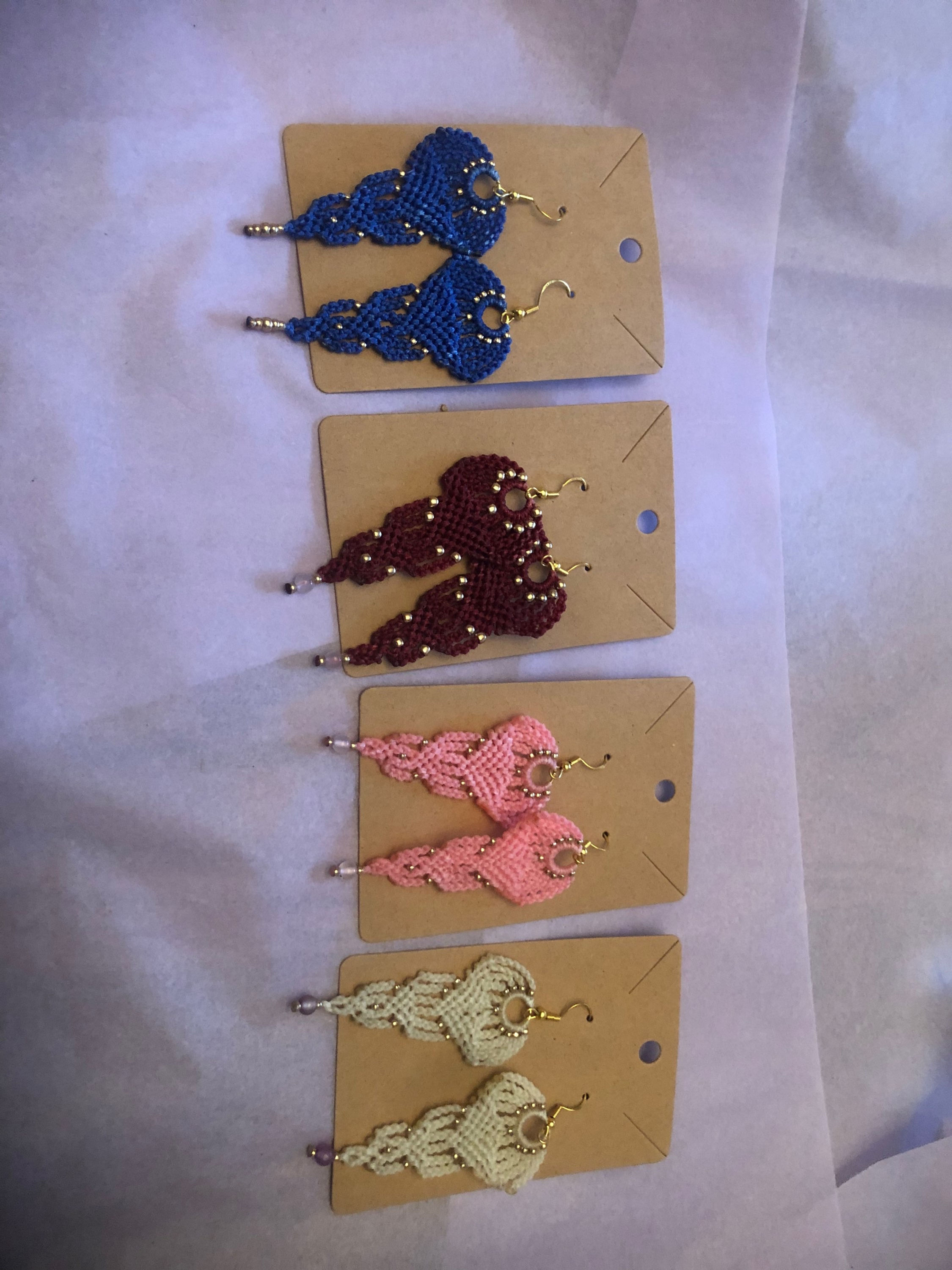 Macrame HoBo Earrings