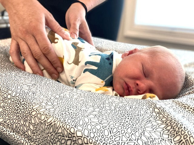 Dr. Alyssa Adjusting Newborn