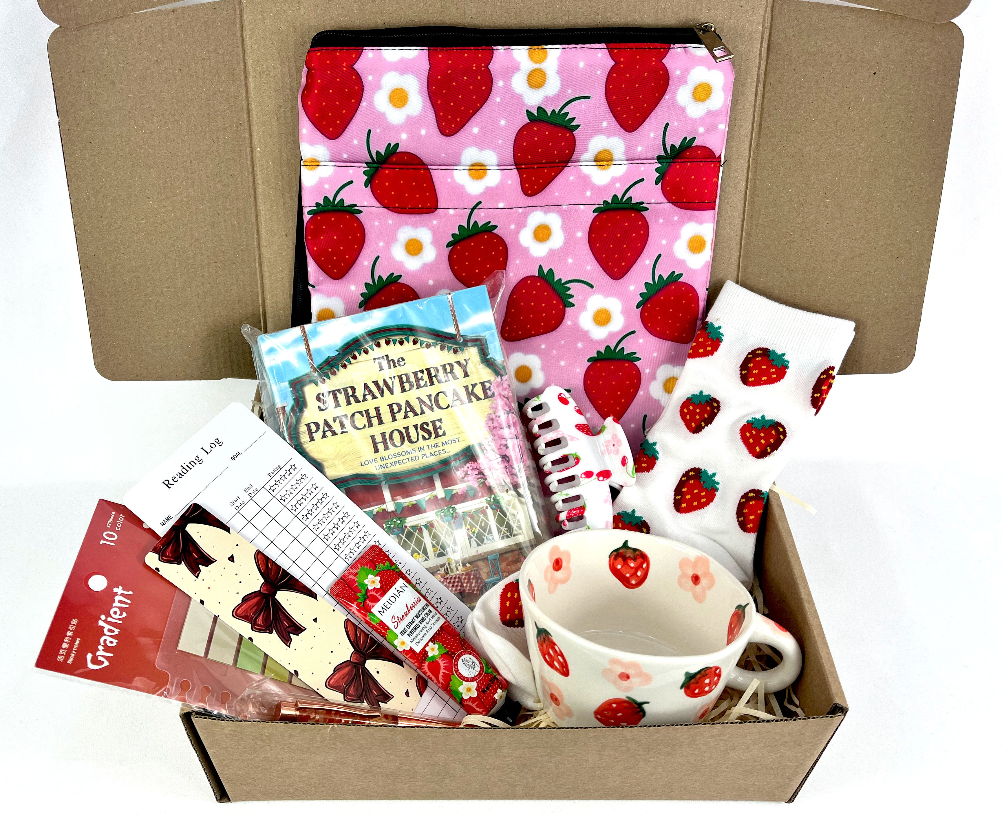 Strawberry Patch Book Box