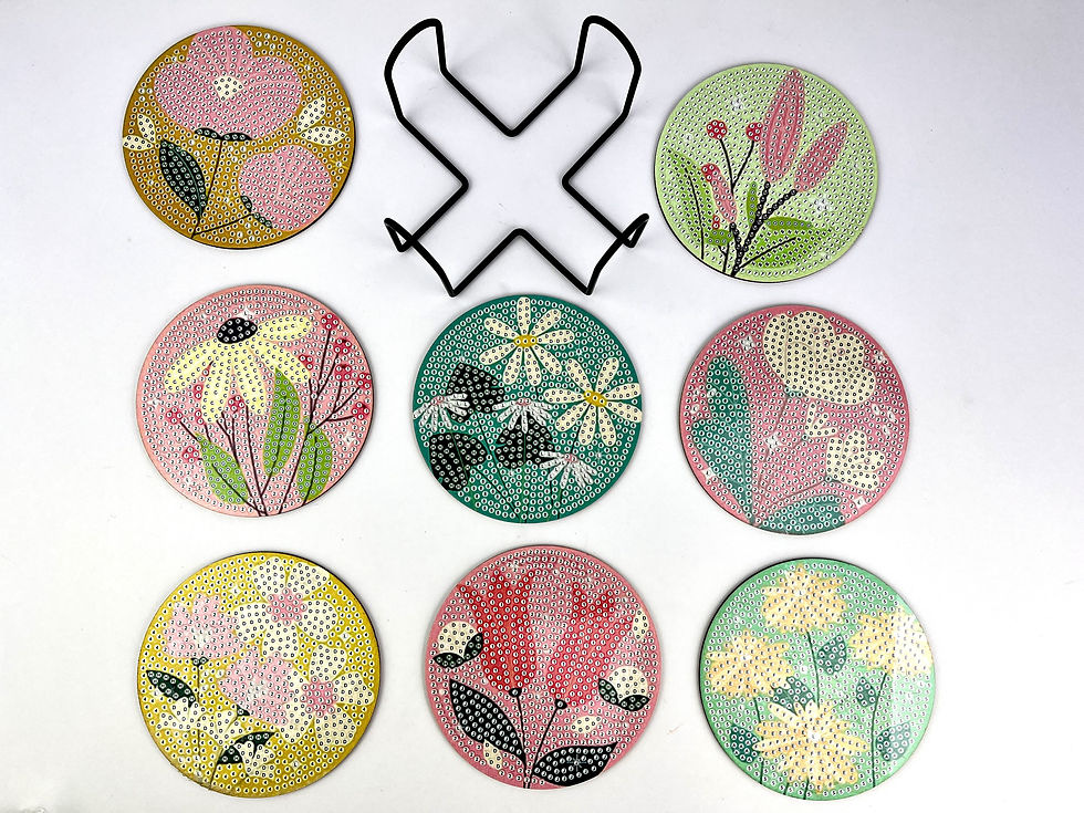 Thumbnail: Diamond Painting Coaster Kit