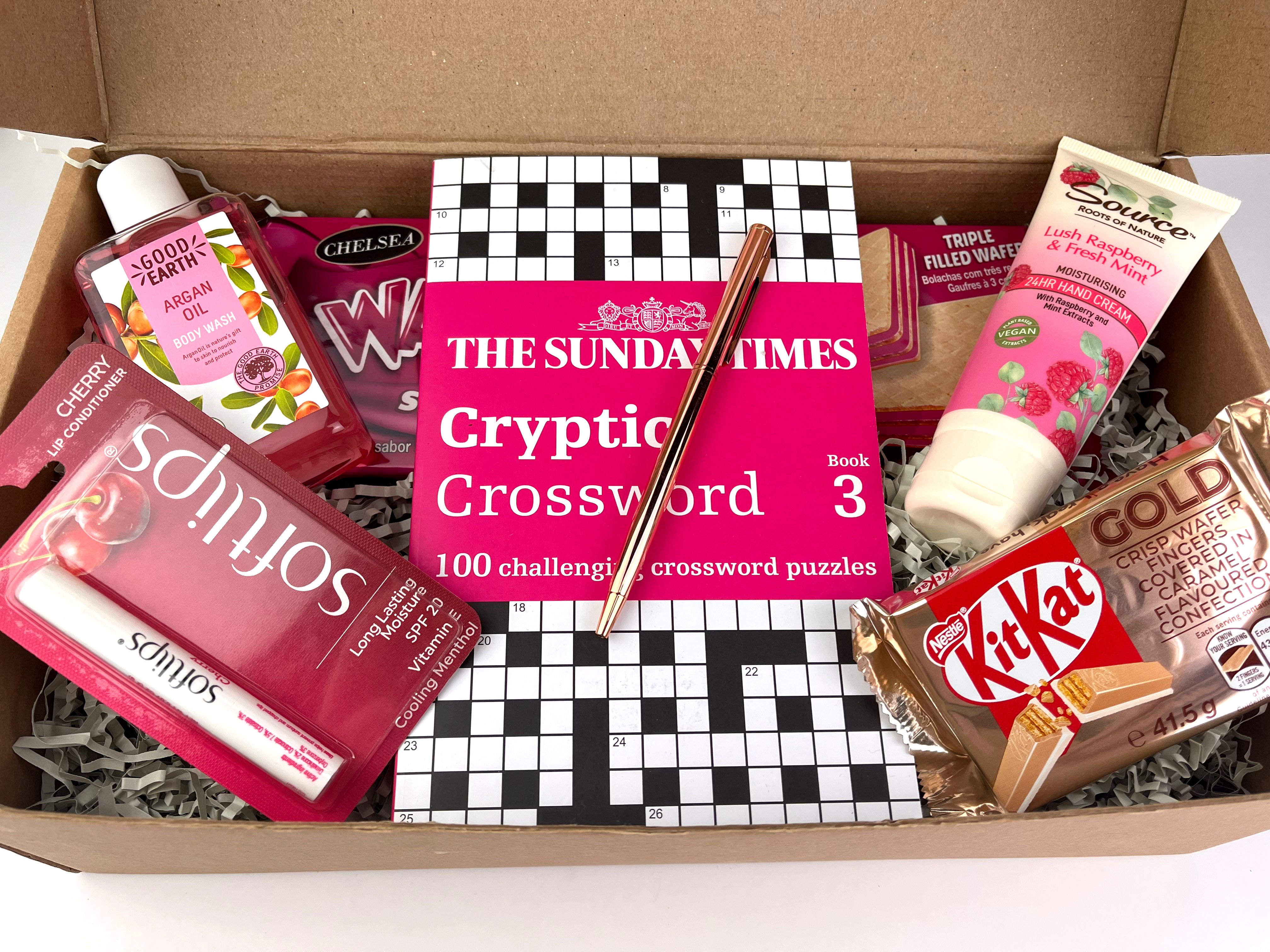Cryptic Crossword Book Box