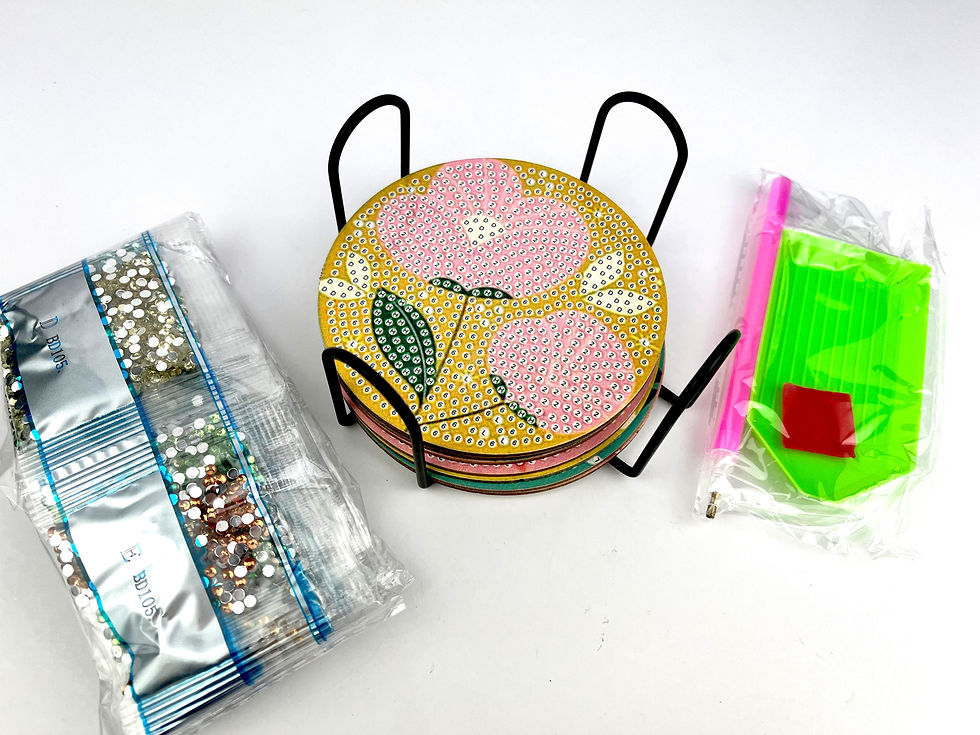 Thumbnail: Diamond Painting Coaster Kit