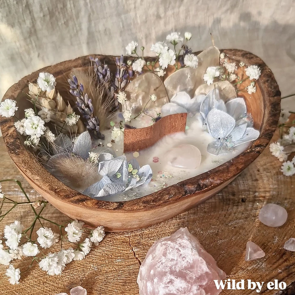 Miniature : écrin de nature cœur quartz-rose énergies d'amour & apaisement