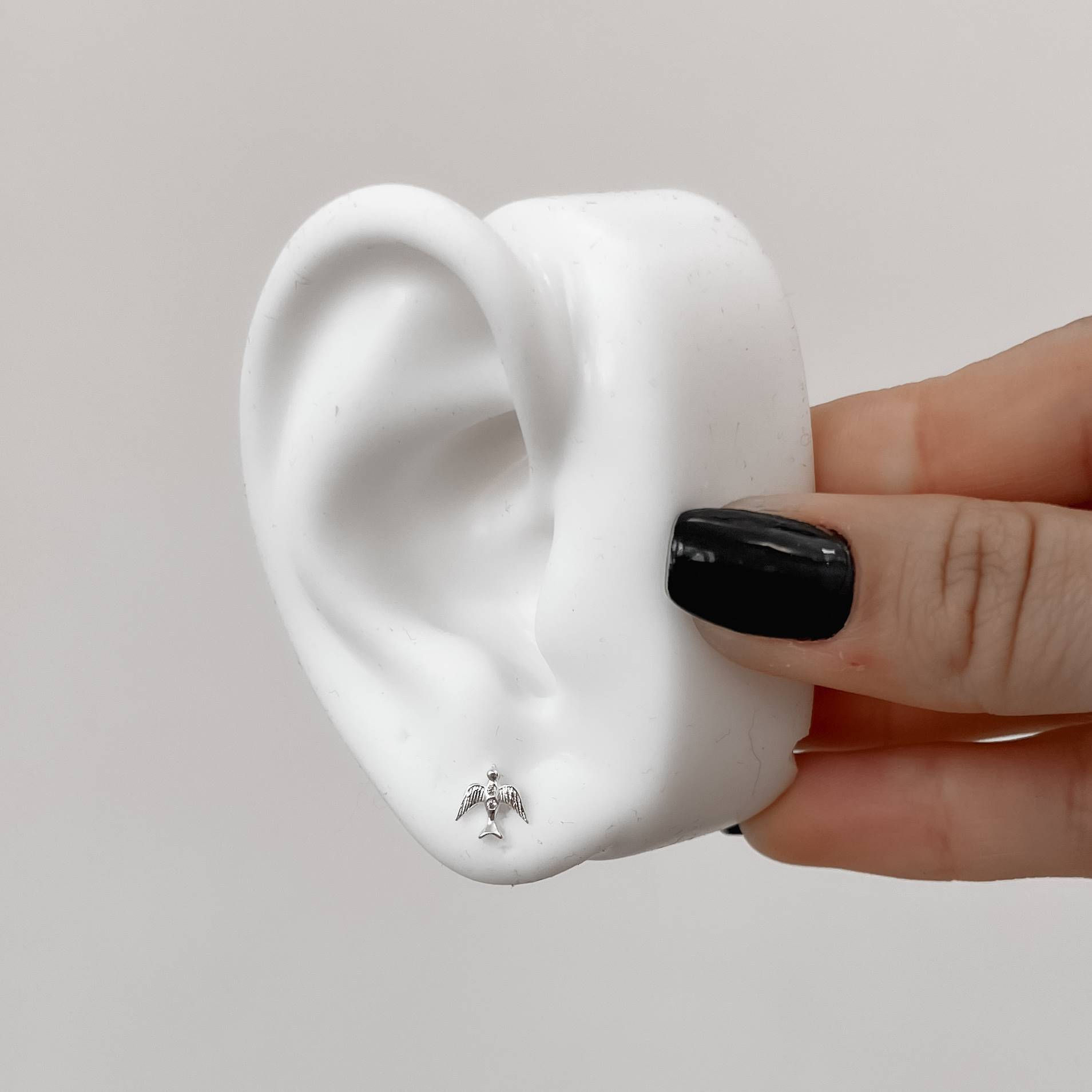 Brinco Andorinha Zircônia