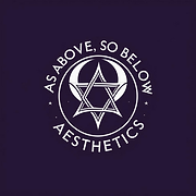 As Above, So Below Aesthetic logo - gothic clinic branding