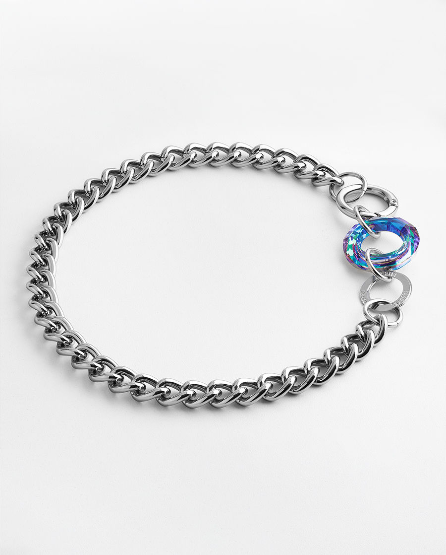 Miniatura: Choker Round Crystal