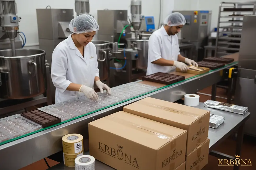 Halal certified chocolate manufacturer premium testing line