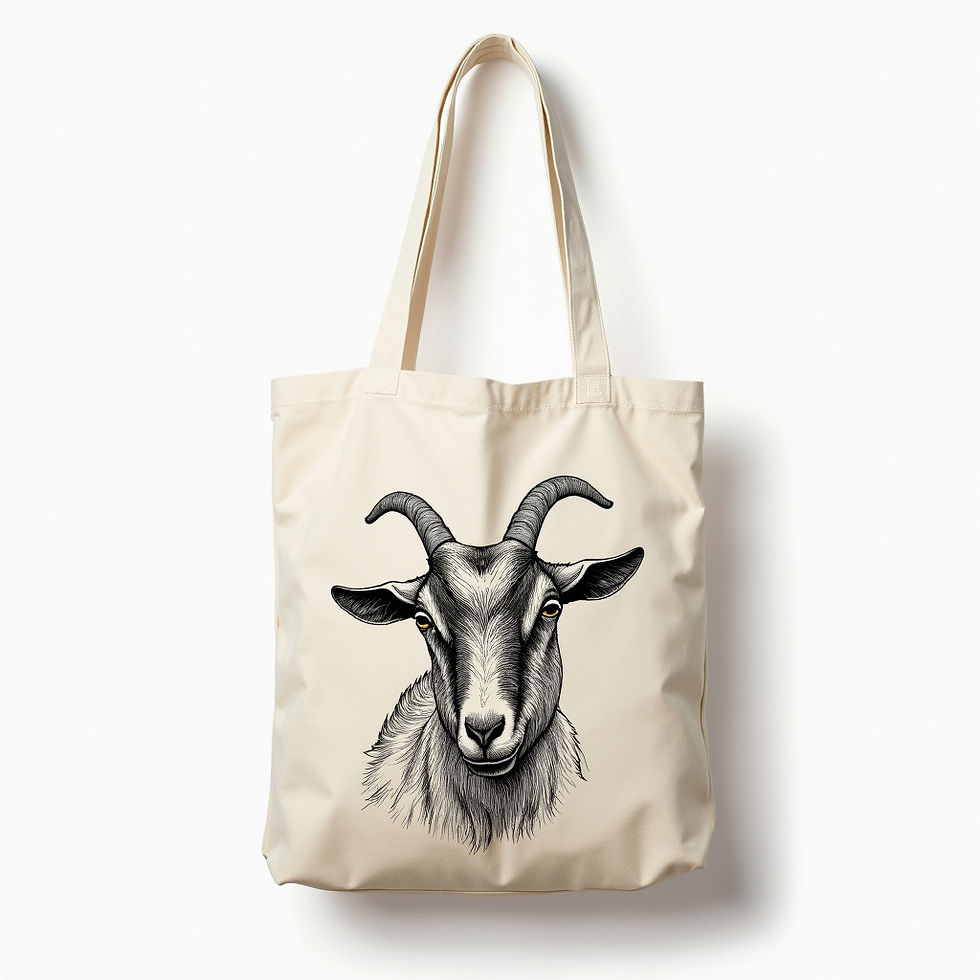 Goat Sketch Tote