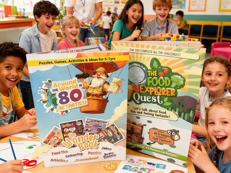 Activity Books with Holiday Club Setting 