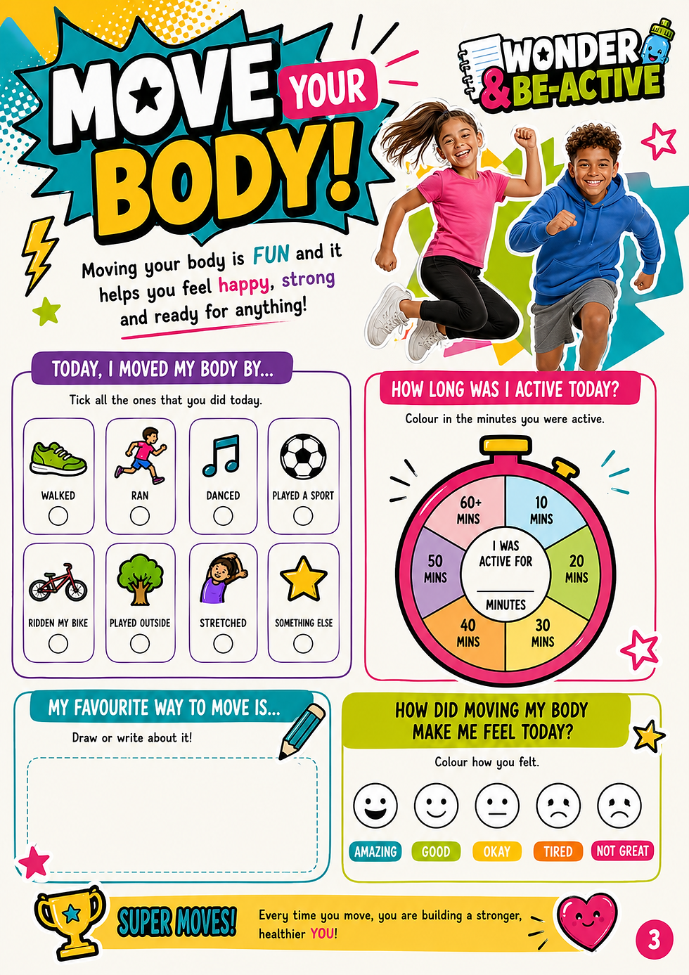 Thumbnail: Wonder & Be-Active - Primary Edition