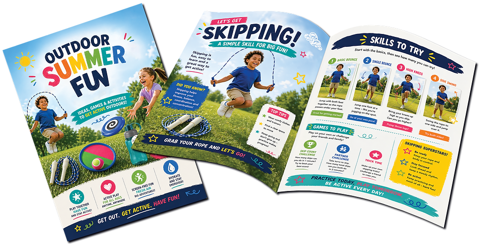 Outdoor Summer Fun Activity Book