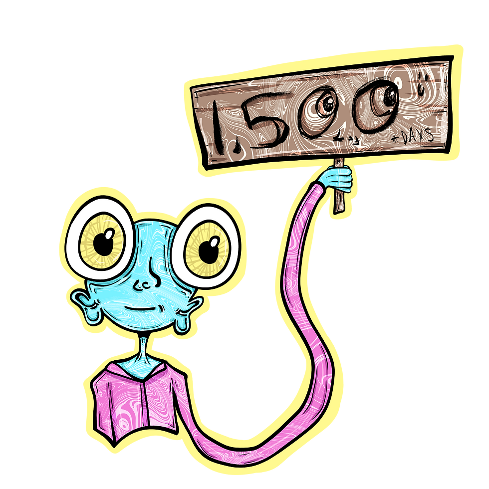 1,500 Days of Daily Drawing
