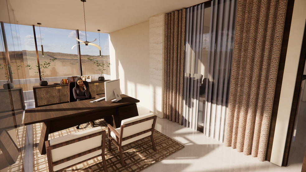 Commercial Concept Design, Corporate Office Space, Executive Office Space, Open Office Space, Render, 3D Render, Studio Limel, Interior Design Studio, Virtual Interior Design Studio, E-Design, Interior Design Studio Based In Rincon, Puerto Rico and Los Angeles, California 