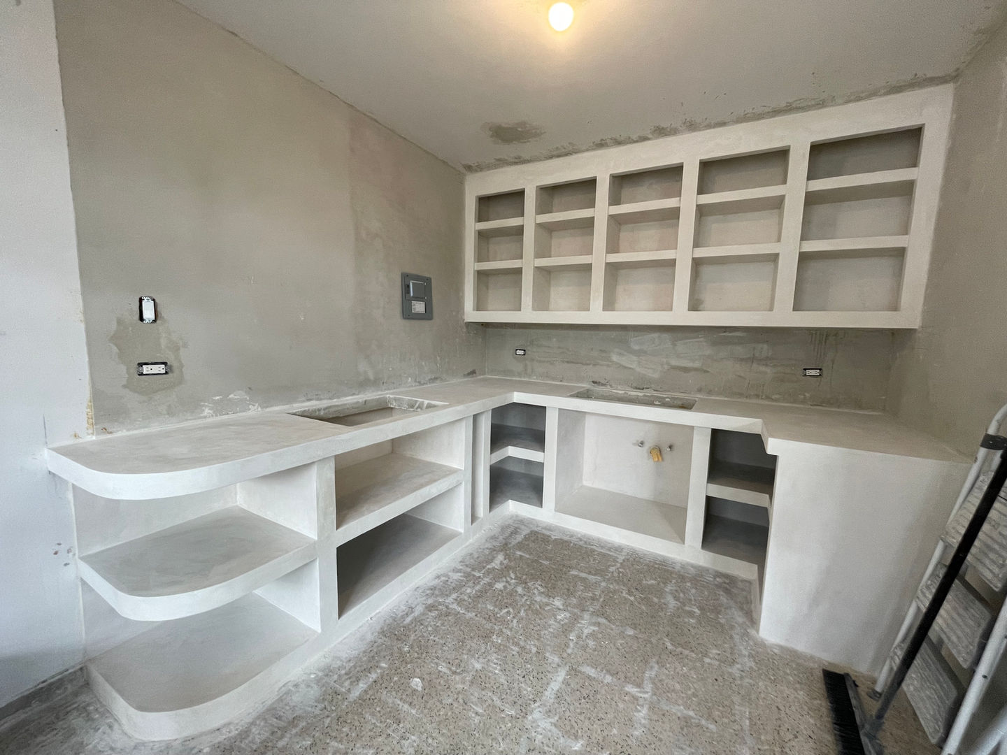 Home interior kitchen progress photo in Rincon Puerto Rico
