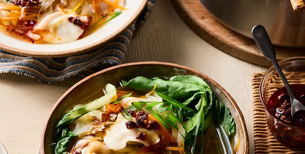 Dumpling hot pot