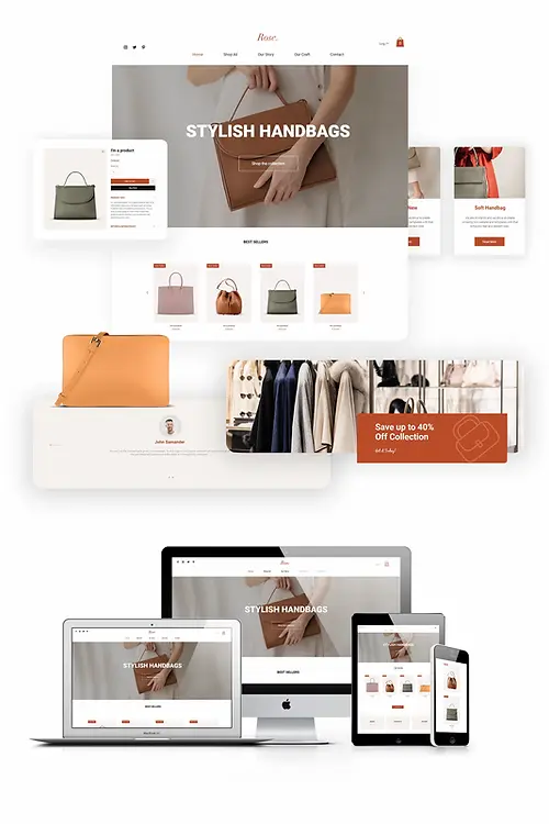 Rose | Multi-purpose Wix Templates