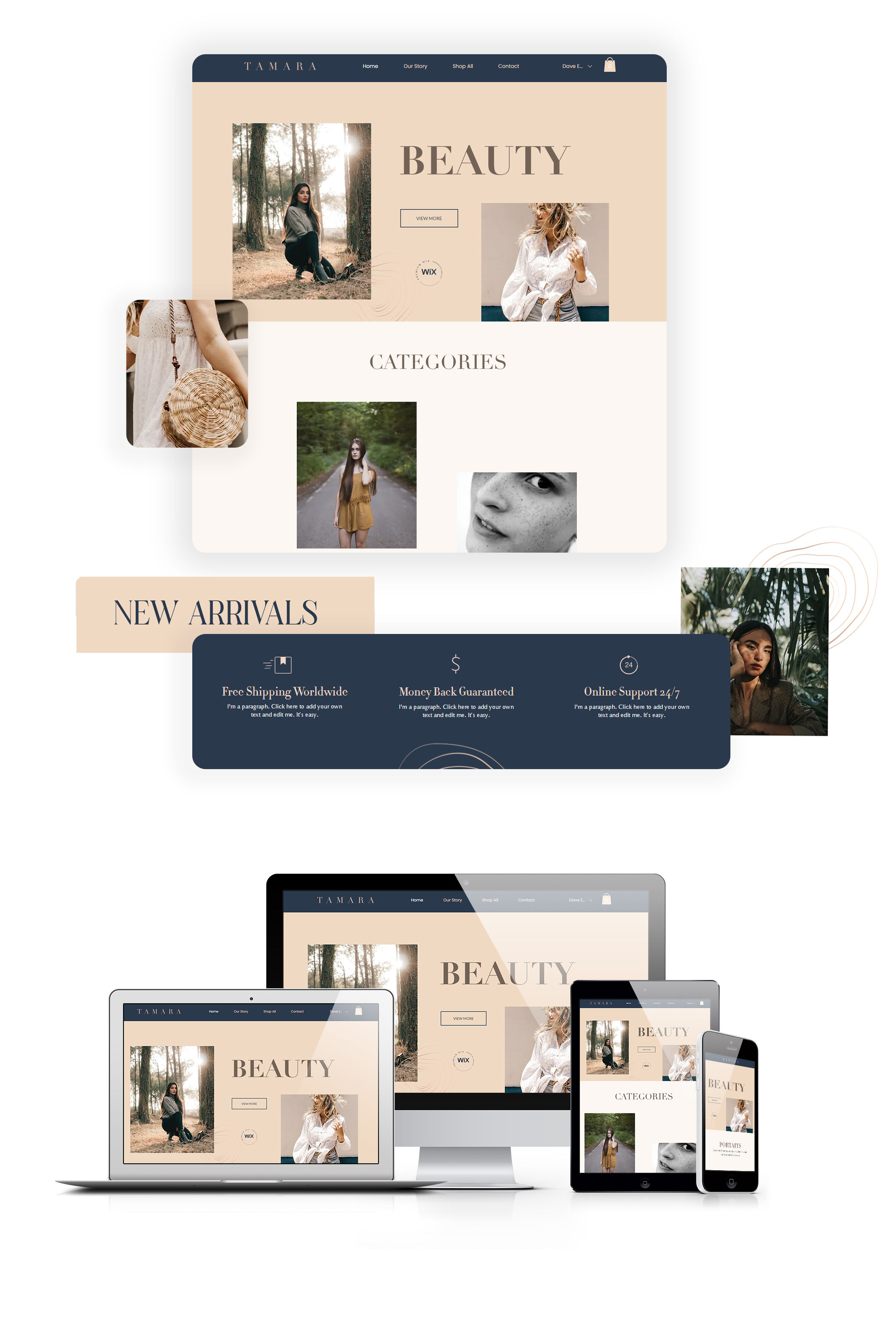 Tamara | Multi-purpose Wix Templates