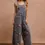 Thumbnail: Pink Floral Denim Overalls
