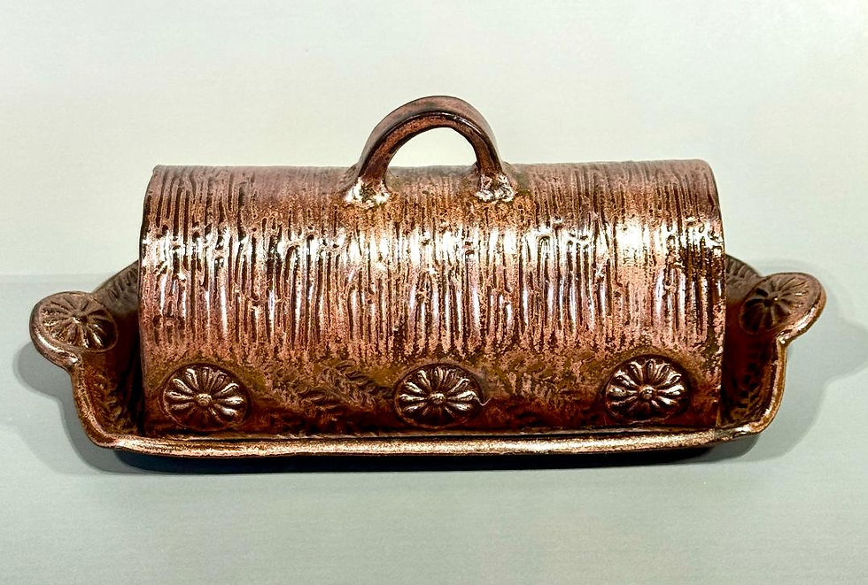 Copper Butter Dish
