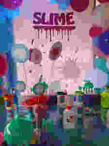 event birthday party barcelona slime decoration