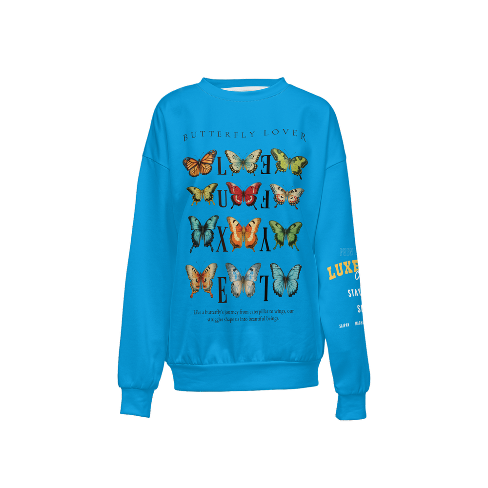 Women's Relaxed Fit Crewneck Sweatshirt-Super Heavy 375g