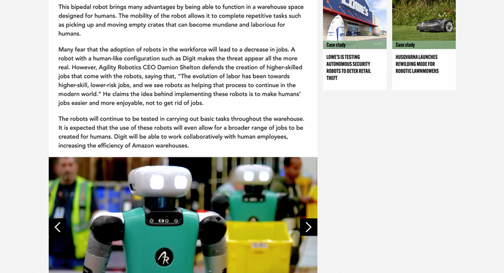 Amazon Robot Case 2
