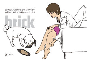 今日もお仕事おつかれさま！愛犬が1日の出来事を靴から感じ取っているシーンです。