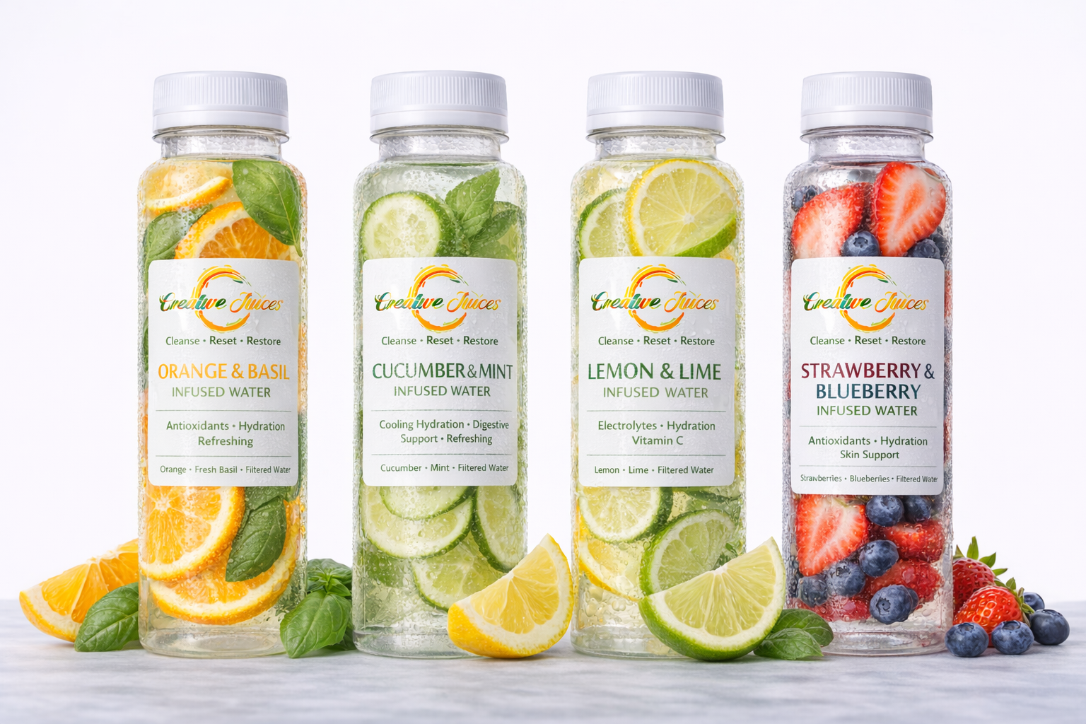 Arranged Food and Objects