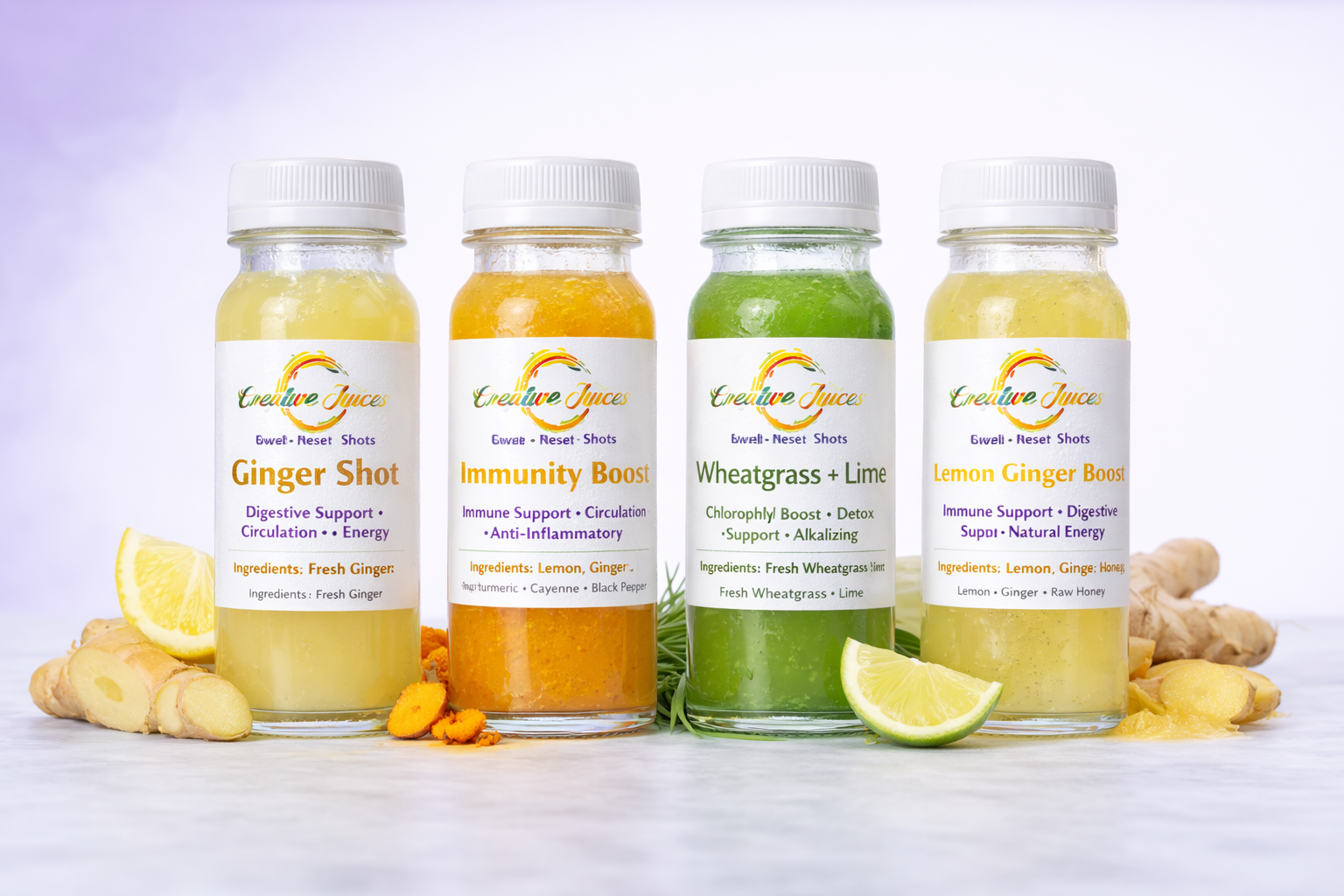 Arranged Food and Objects