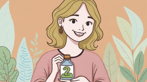 Illustration of two hands shaking under a magnifying glass, symbolising trust and deception, with warm, calming colours to highlight mental health support after being scammed