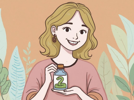 Illustration of two hands shaking under a magnifying glass, symbolising trust and deception, with warm, calming colours to highlight mental health support after being scammed